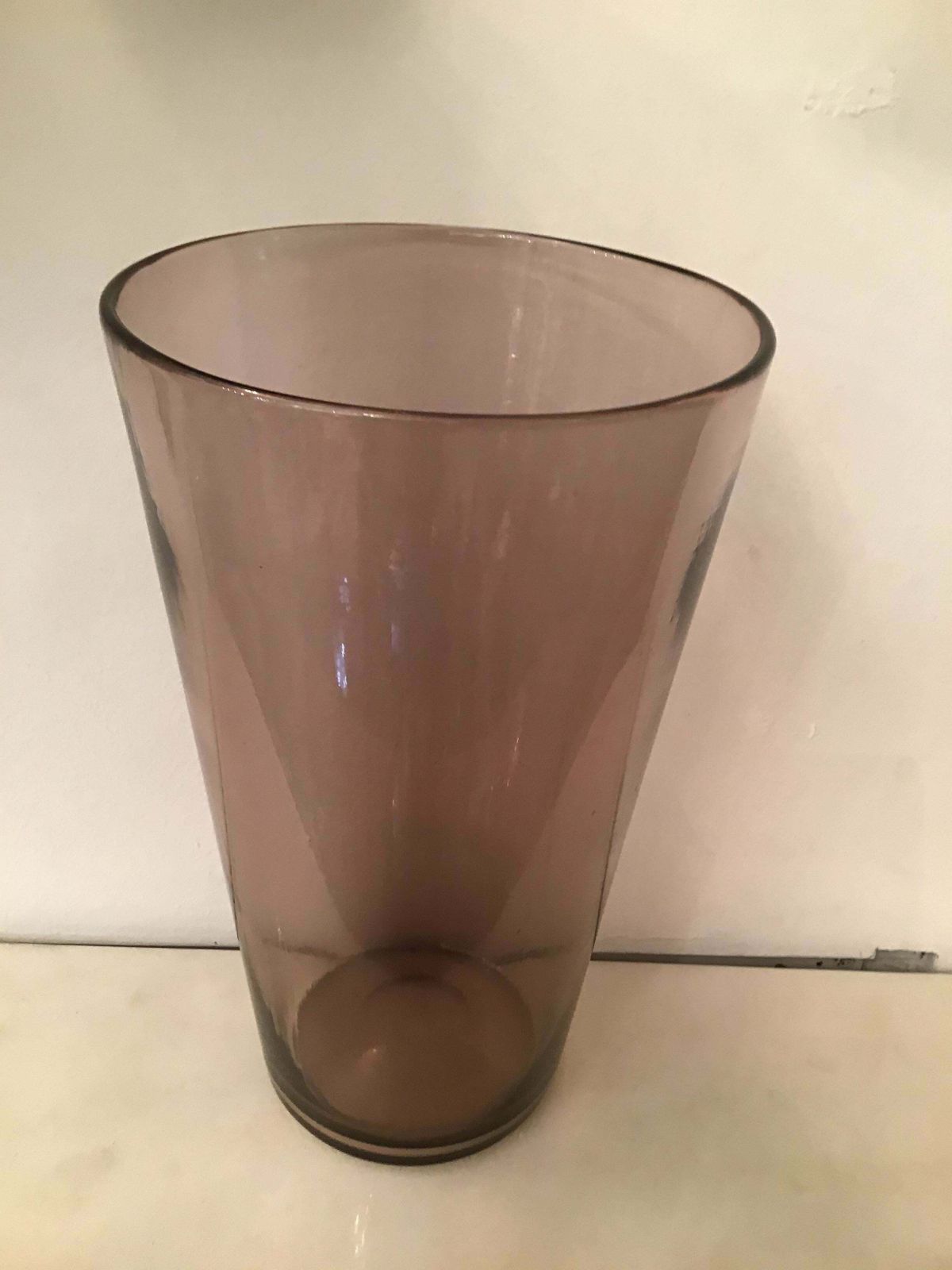 Home Decor Venini Vase Murano Glass “Flavio Poli” 1950 Italy photo
