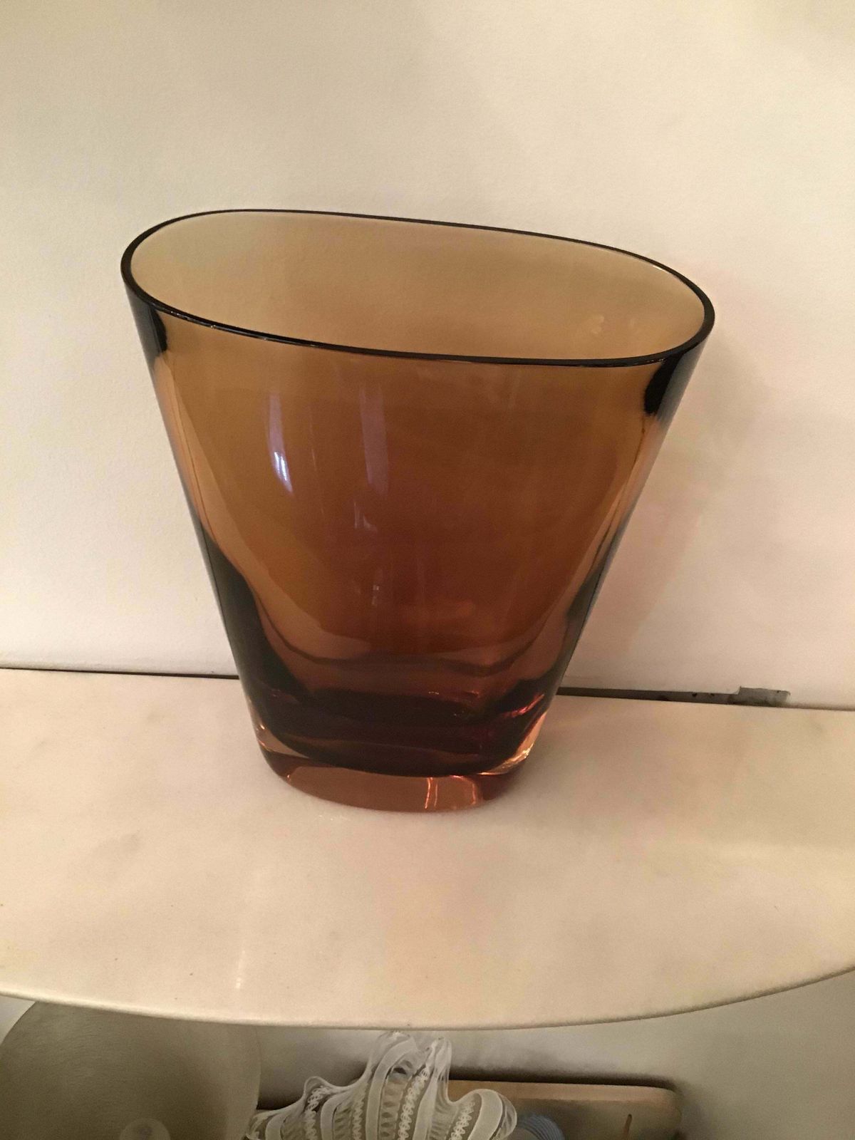 Flavio Poli Vase Murano Glass 1955 Italy photo Home Decor