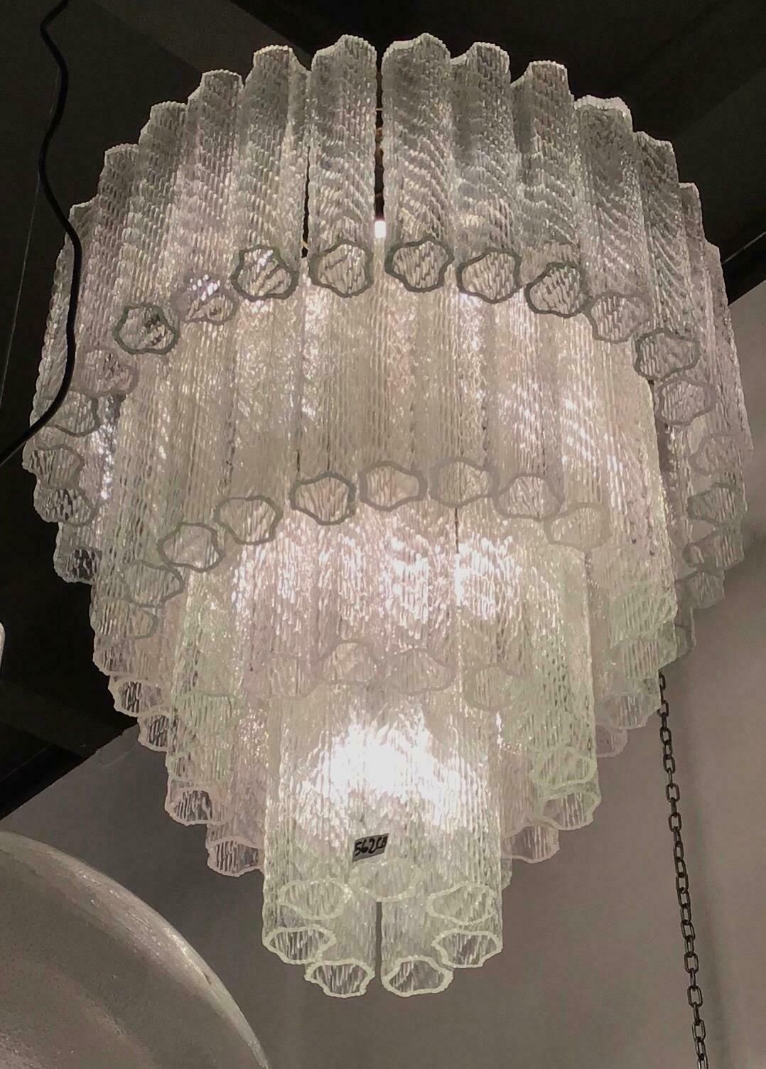 Venini Chandelier Murano Glass Iron, 1950, Italy photo 5425.0
