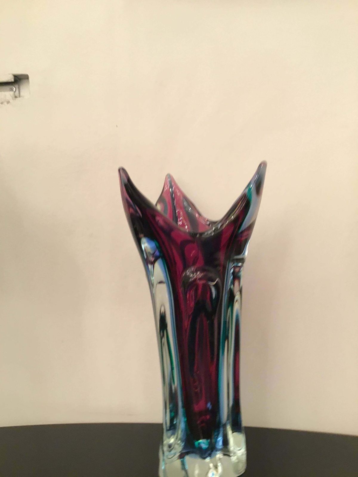 Seguso Flavio Poli Vase Murano Glass 1950 Italy photo buy