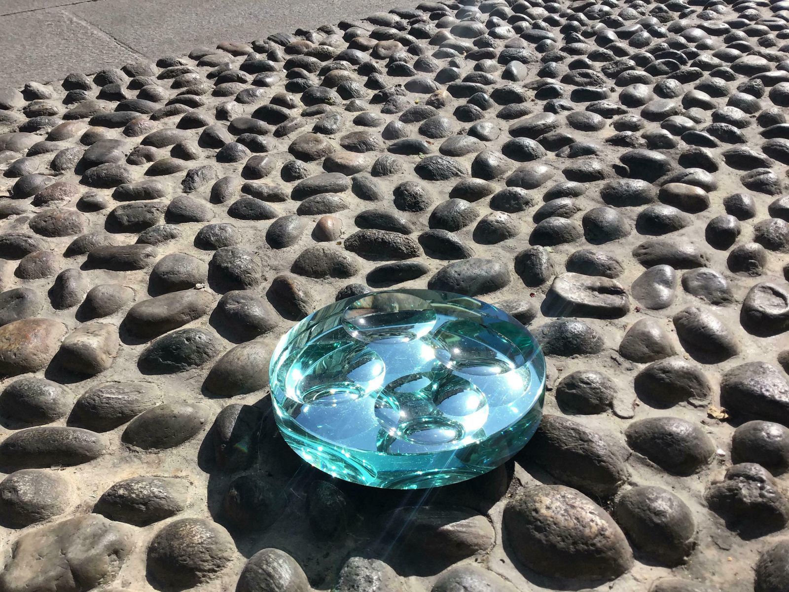 photo buy Fontana Arte Ashtray/Centrepiece/Glass, 1950, Italy