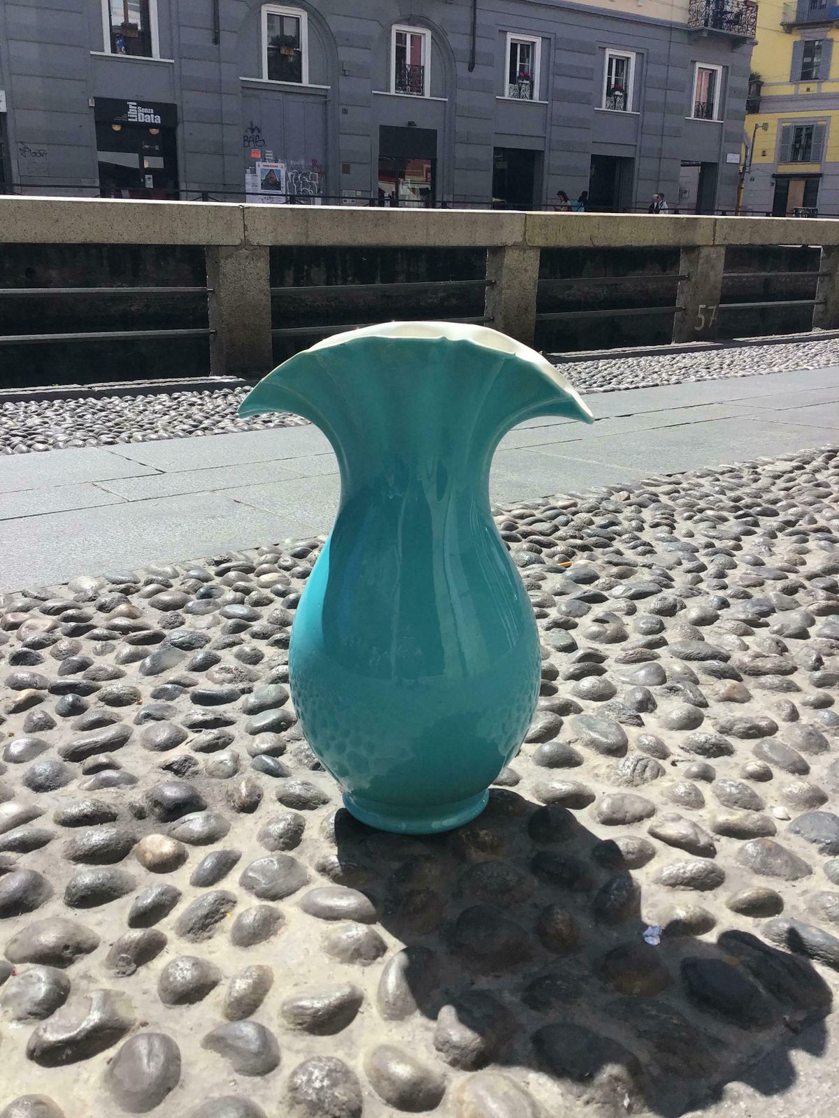 photo for sale Richard Ginori “Giovanni Gariboldi“ Vase Ceramic, 1950, Italy