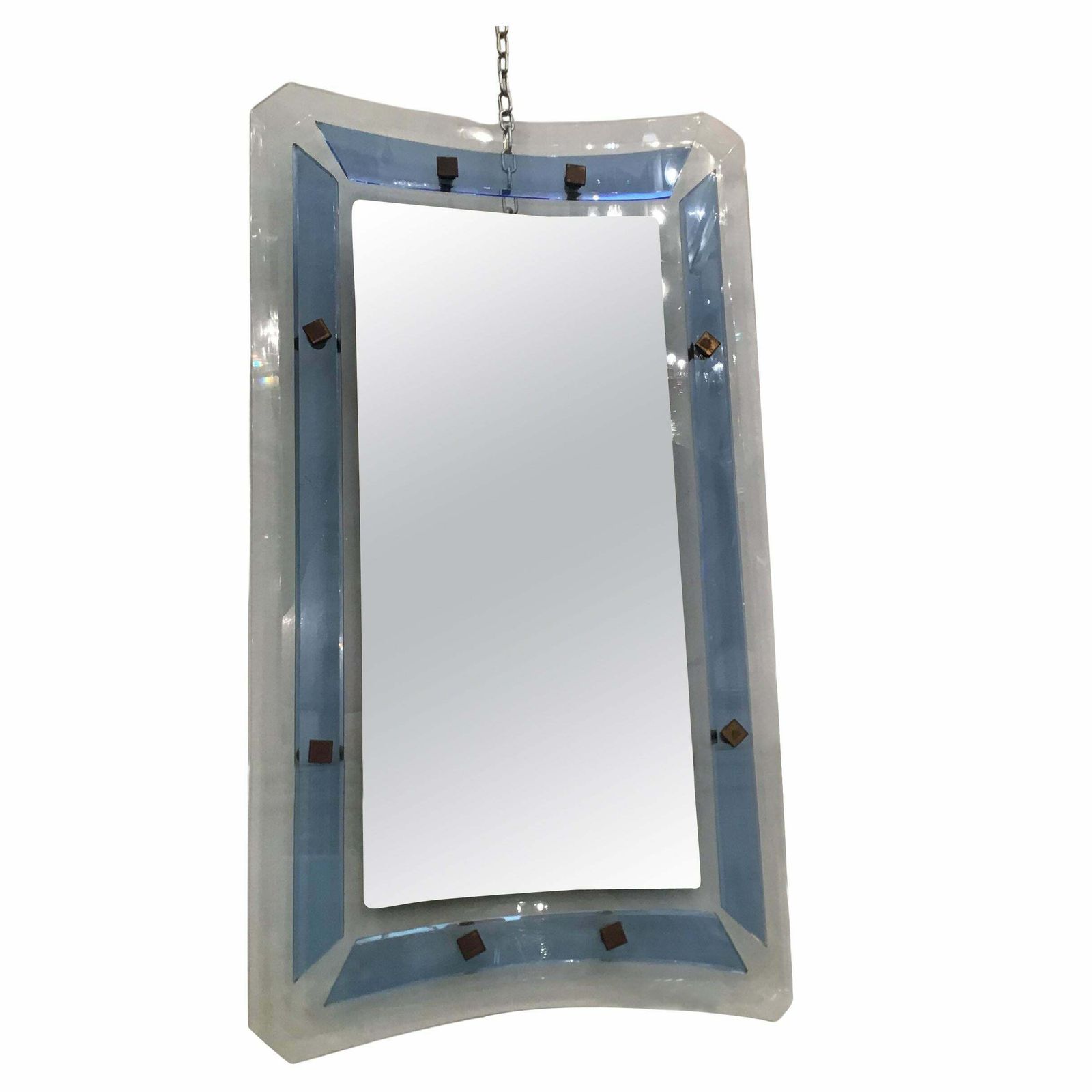 Fontana Arte Luigi Fontana Mirror Glass Brass 1940 Italy
