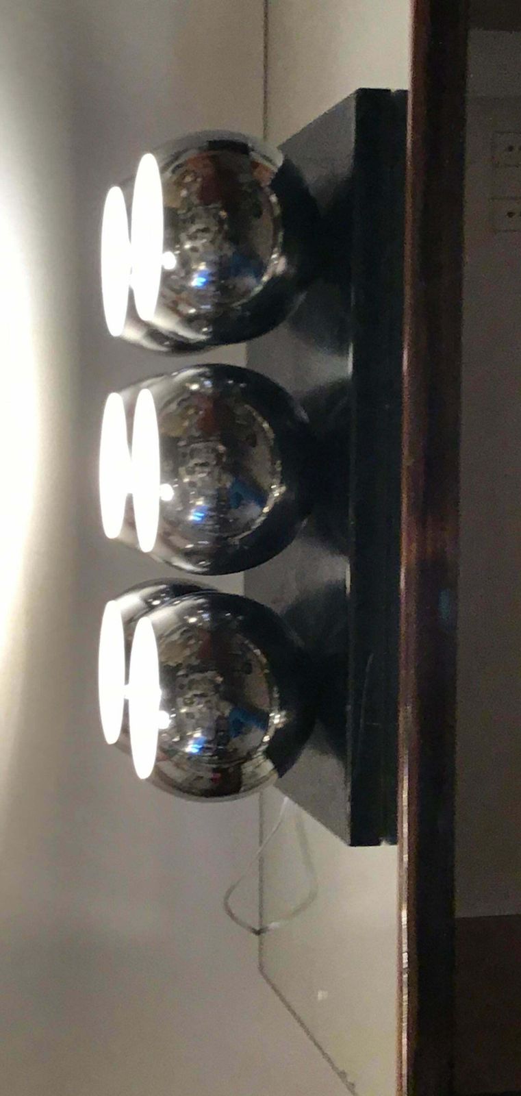 Arredoluce Angelo Lelii Ceiling Light Metal Crome 6/Lights 1955/Italy photo vinterior