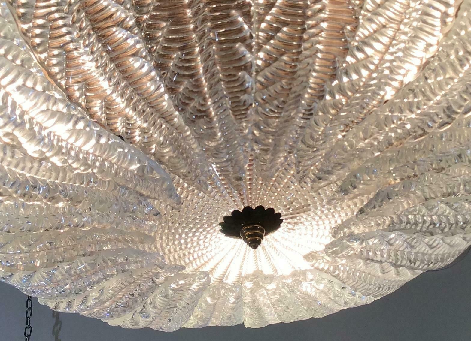 photo vintage Venini Tree Of Chandeliers Murano Glass Brass, 1940