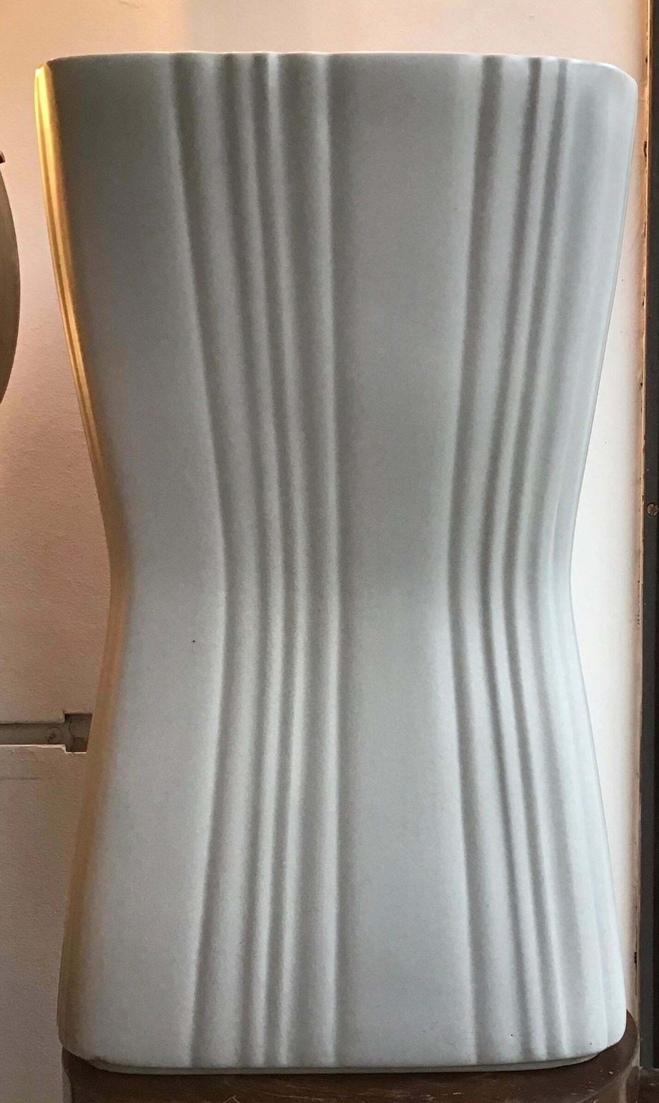 Richard Ginori Giovanni Gariboldi Vase Ceramic, 1950, Italy photo Home Decor