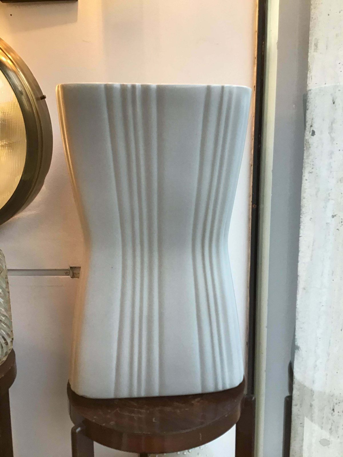Richard Ginori Giovanni Gariboldi Vase Ceramic, 1950, Italy photo vintage