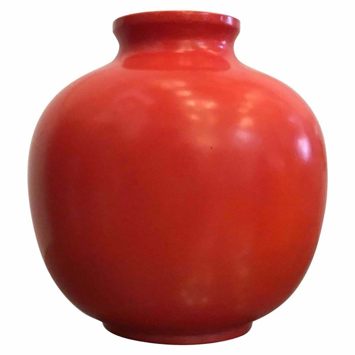 Richard Ginori Giovanni Gariboldi Vase Ceramic, 1950, Italy photo vintage