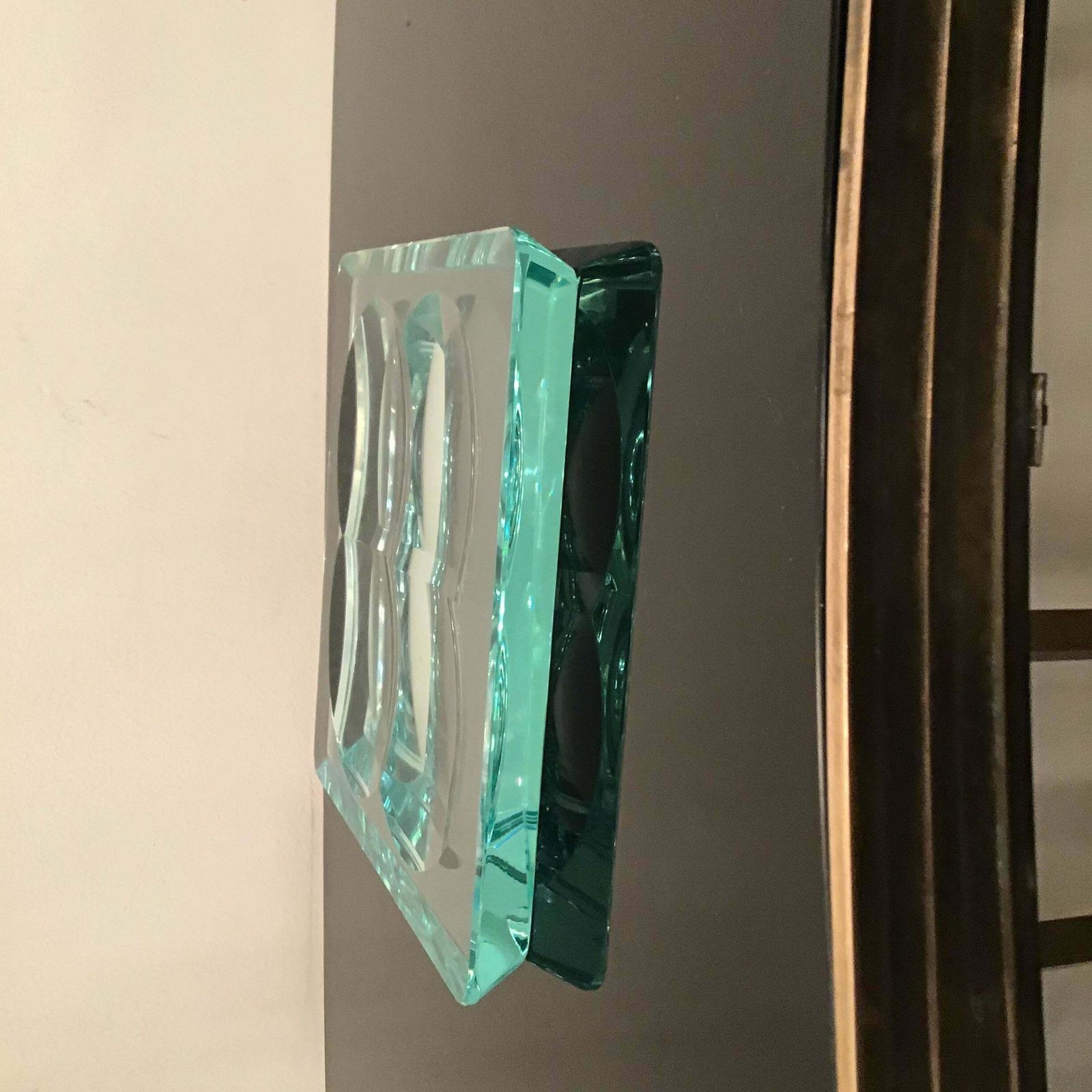Fontana Arte Empty Pocket Glass, 1955, Italy photo vintage