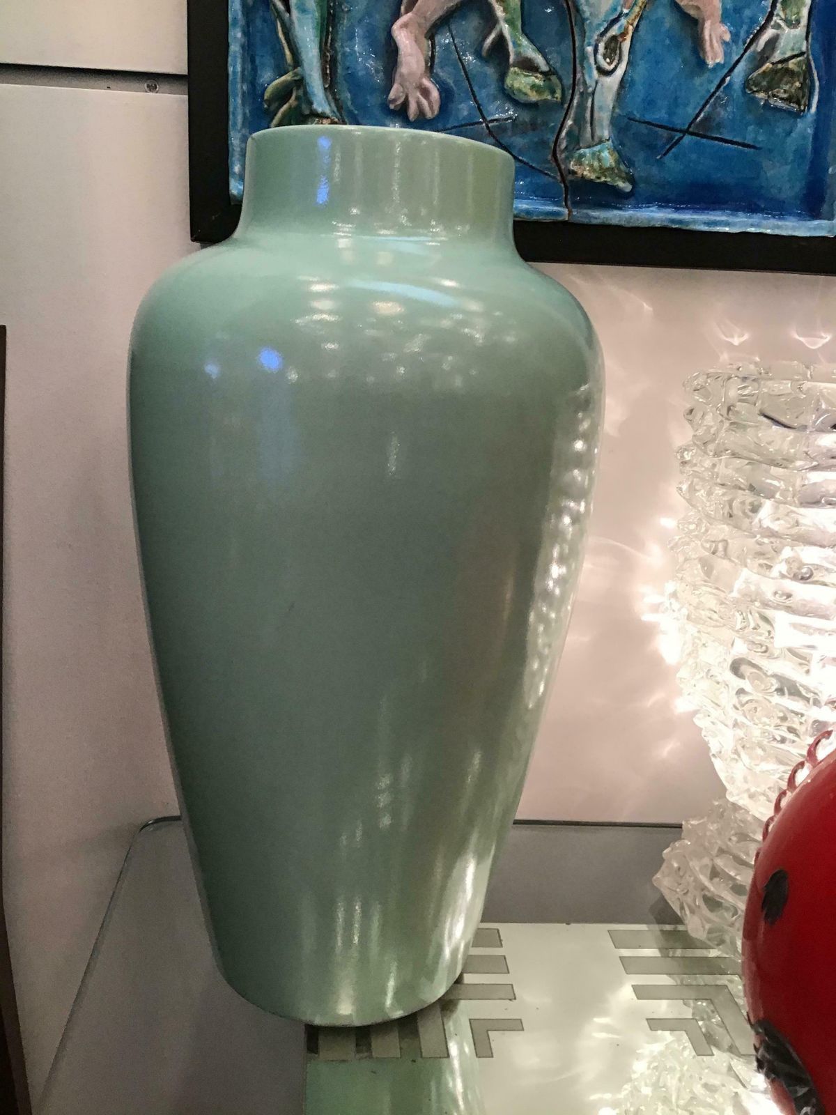 Guido Andlovitz Vase/ Umbrella Stand Ceramic 1950 Italy photo vintage
