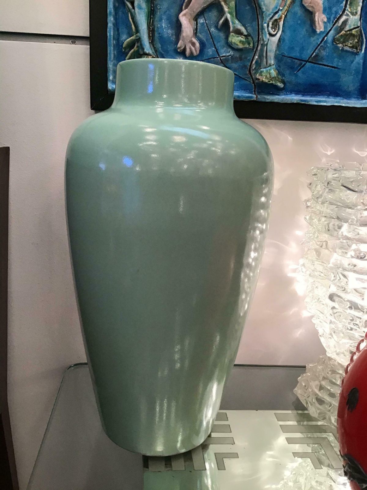 photo for sale Guido Andlovitz Vase/ Umbrella Stand Ceramic 1950 Italy