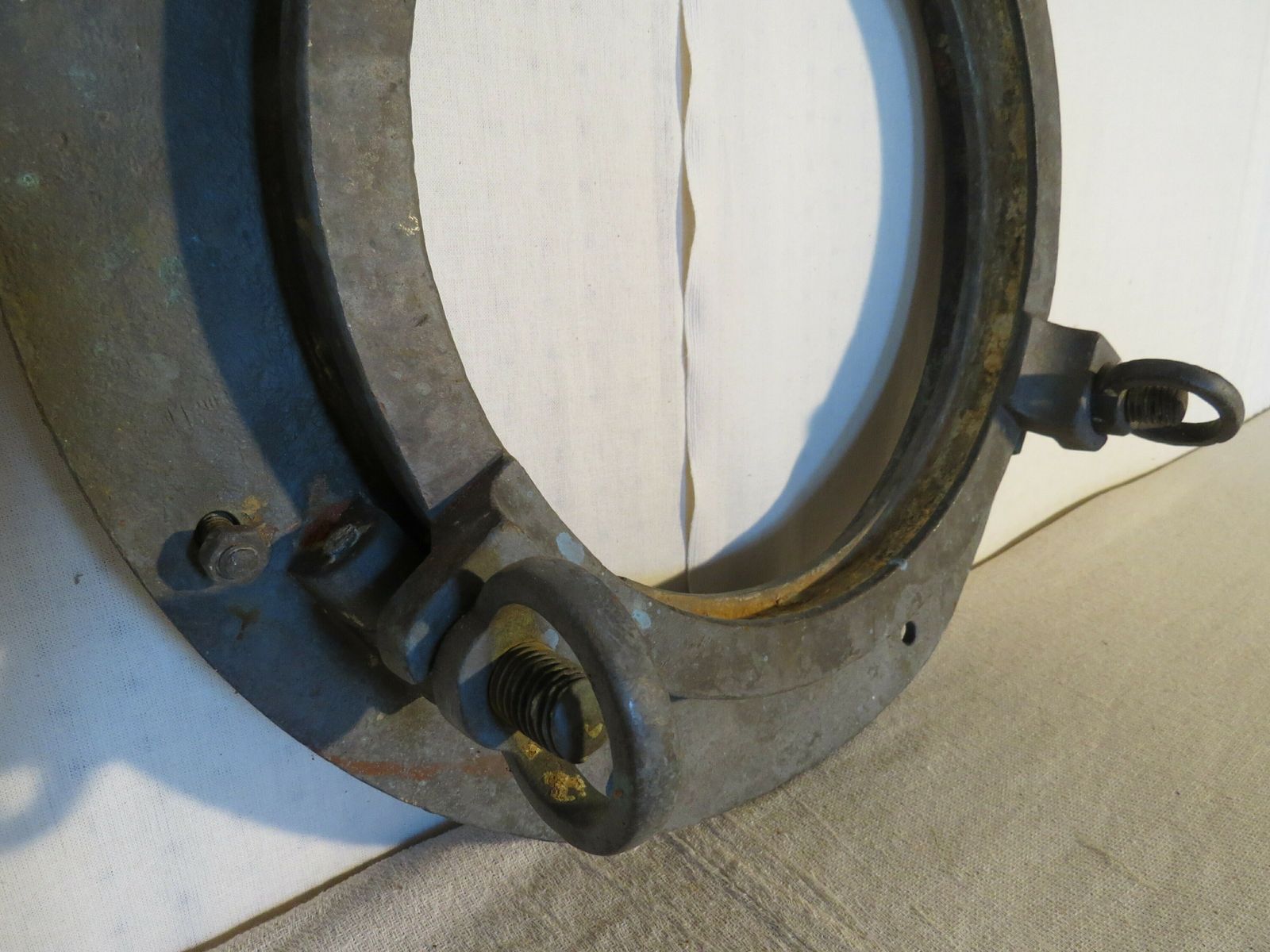 Bronze Porthole Ships Window Early 20th Century. photo Home Fixtures