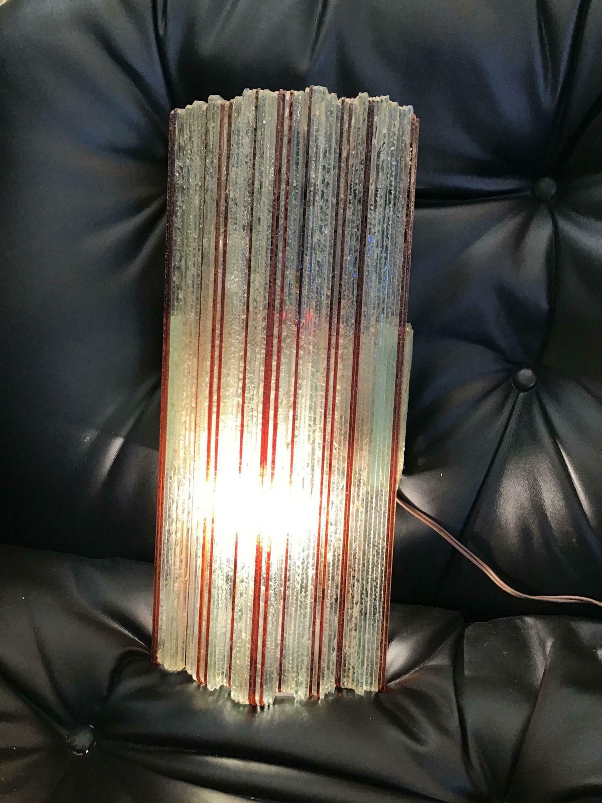 Albano Poli Sconce Glass Metal 1960 Italy photo 1266.0