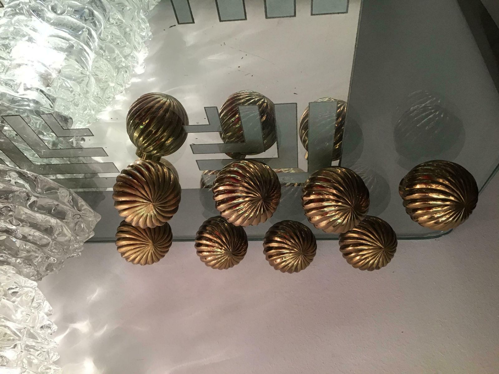 Paolo Buffa Handles Brass, 1940, Italy photo buy