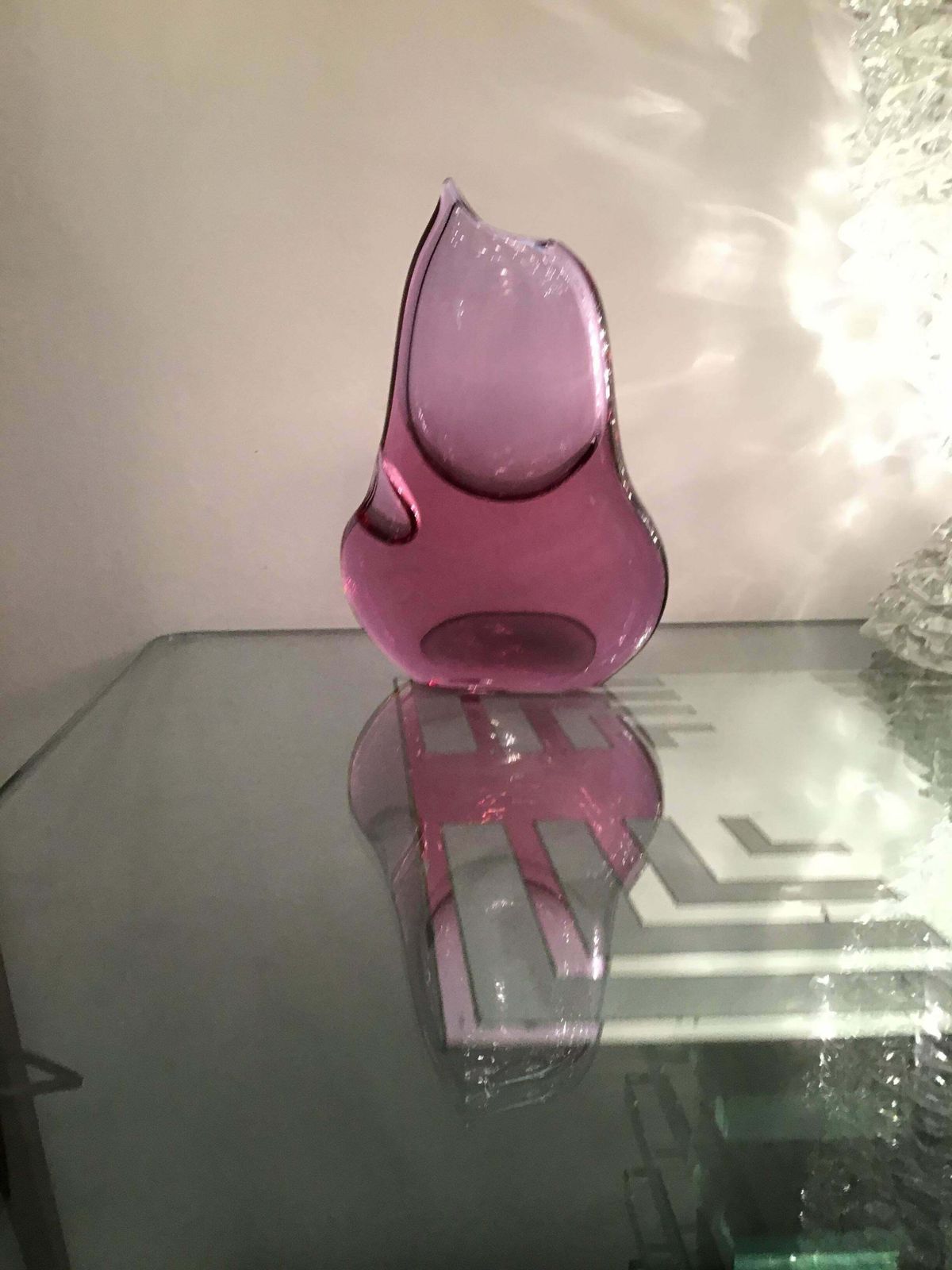 Seguso Vase Murano Glass 1950 Italy photo Home Decor