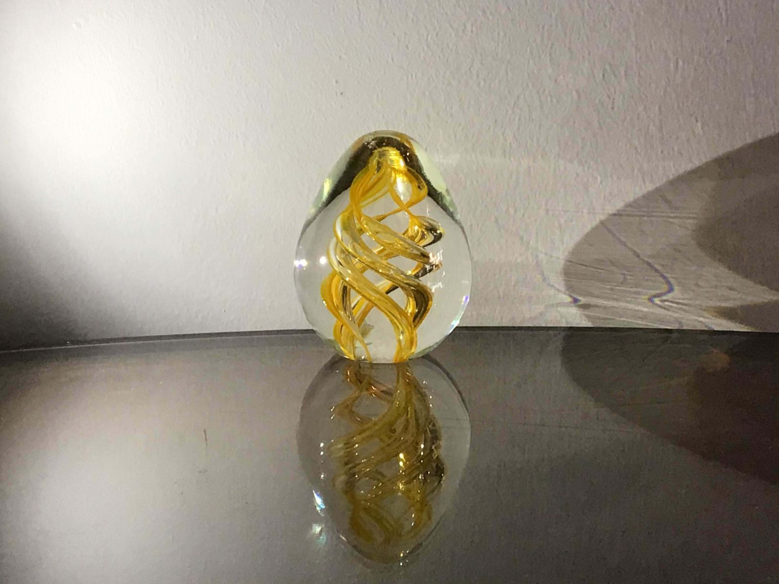 Seguso Paperweight Murano Glass 1950 Italy photo vintage