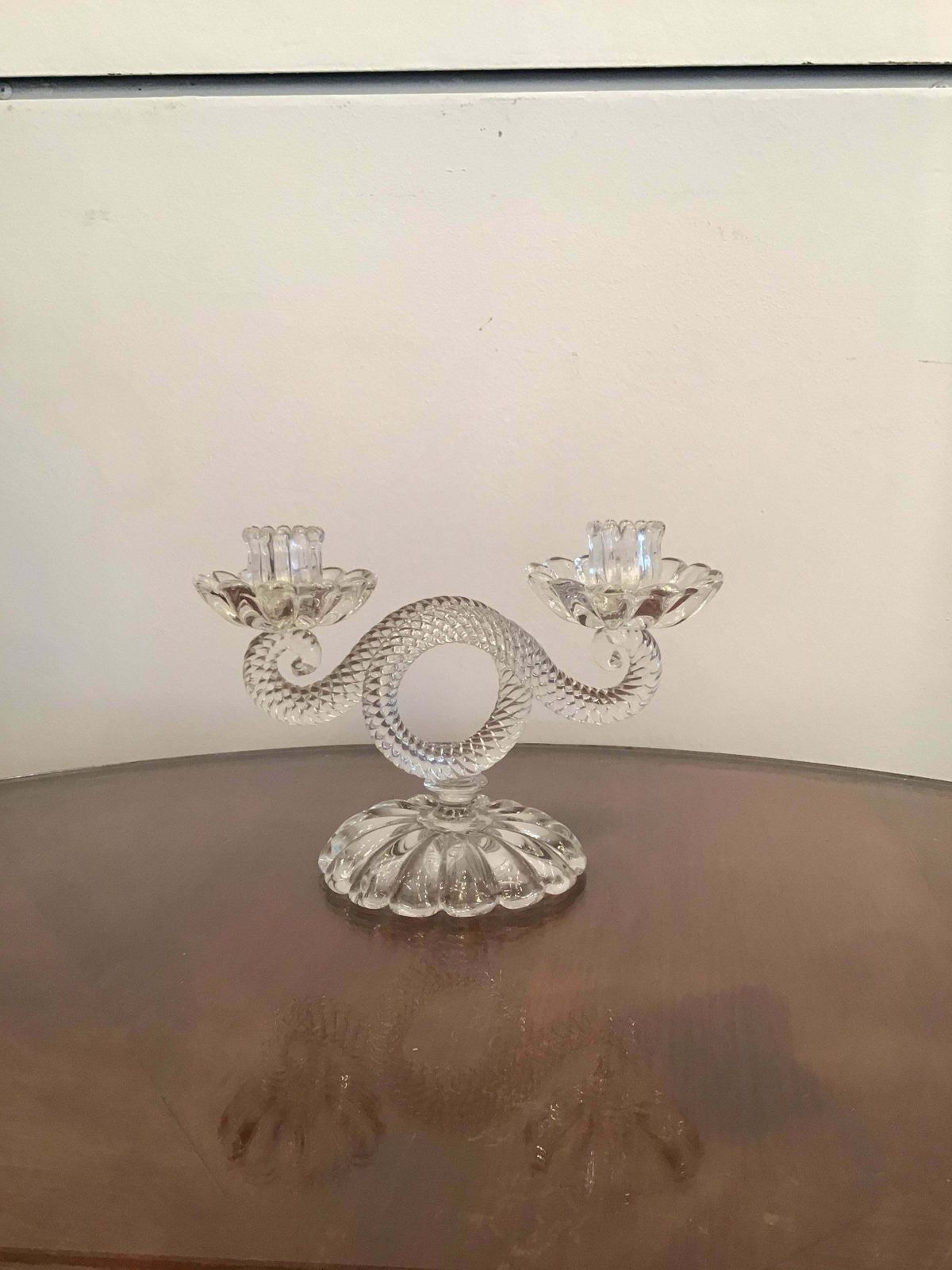 Seguso Candleholder Murano Glass 1930 Italy photo Home Decor