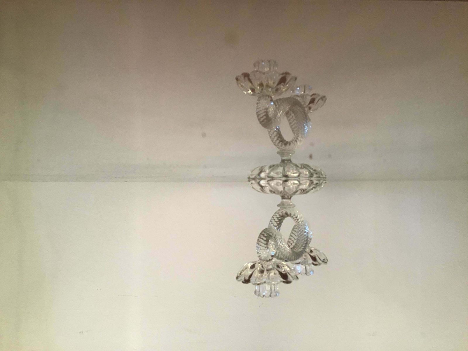 Seguso Candleholder Murano Glass 1930 Italy photo vintage
