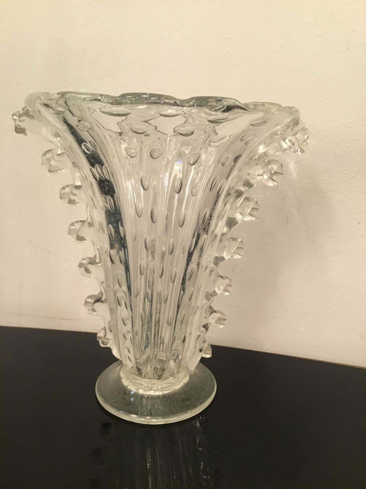 Barovier E Toso Vase Murano Glass 1940 Italy photo vinterior
