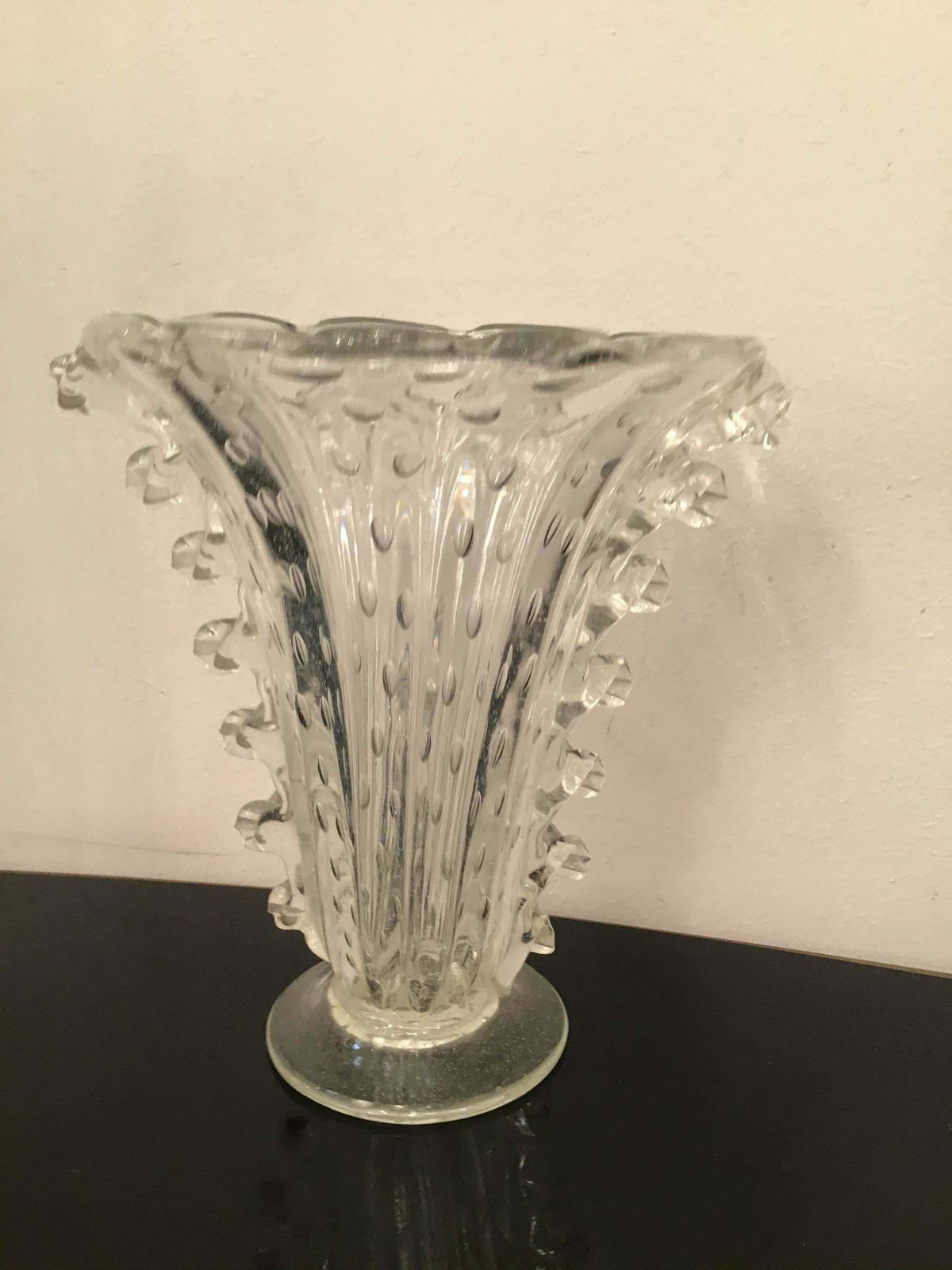 Barovier E Toso Vase Murano Glass 1940 Italy photo buy