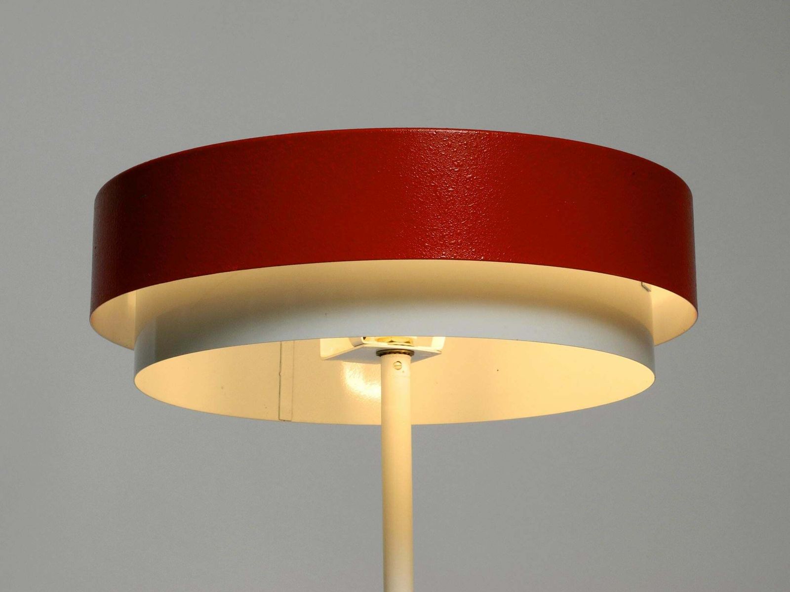 Rare Xl Mid Century Metal Patio Floor Lamp In Very Good Original Condition photo vinterior