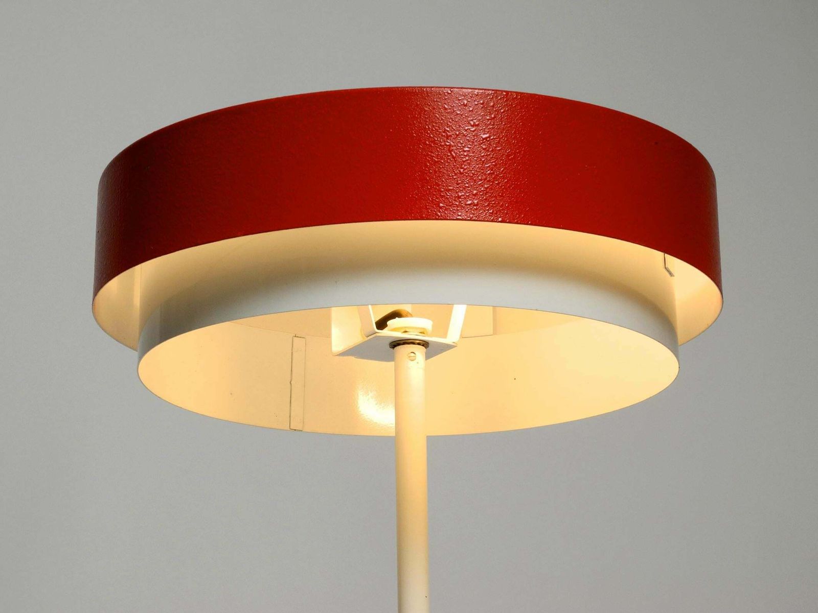 photo vinterior Rare Xl Mid Century Metal Patio Floor Lamp In Very Good Original Condition