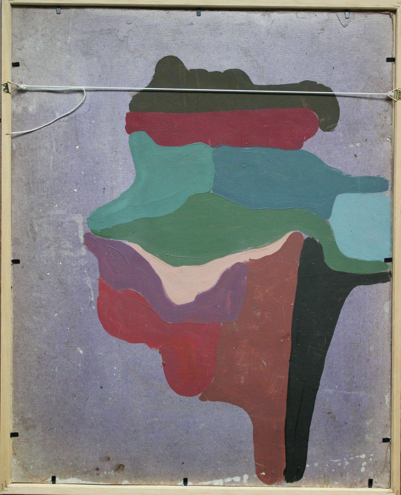 Vladimir Glushenkov Flirt. 1970. Cardboard, Mixed Media photo for sale