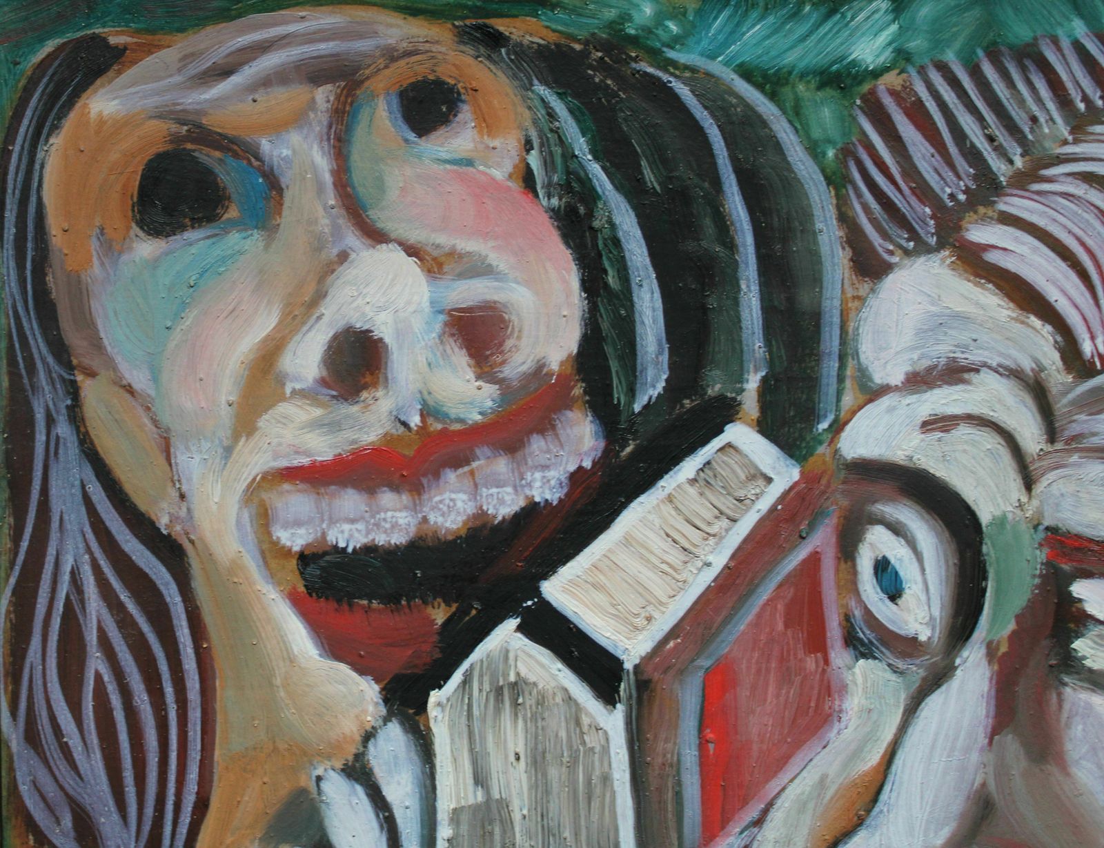 photo for sale Vladimir Glushenkov Flirt. 1970. Cardboard, Mixed Media