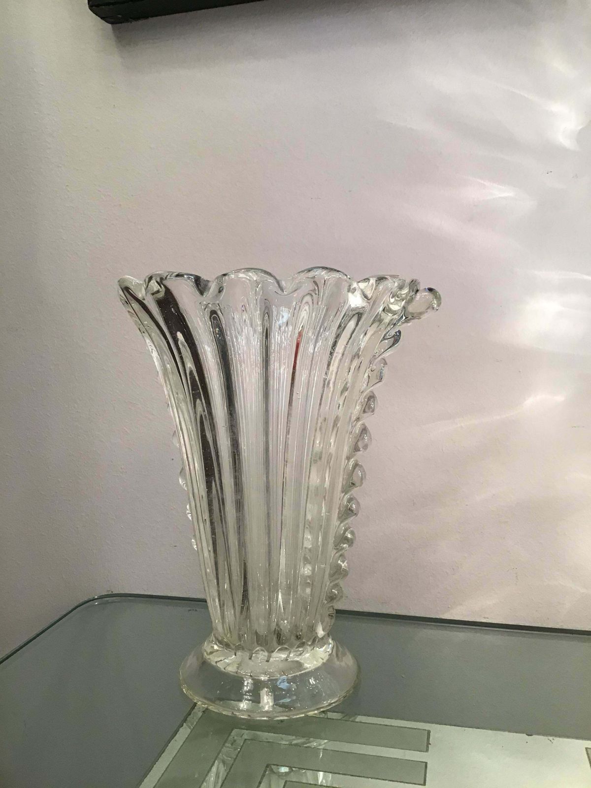 Home Decor Barovier E Toso Vase Murano Glass, 1940, Italy photo