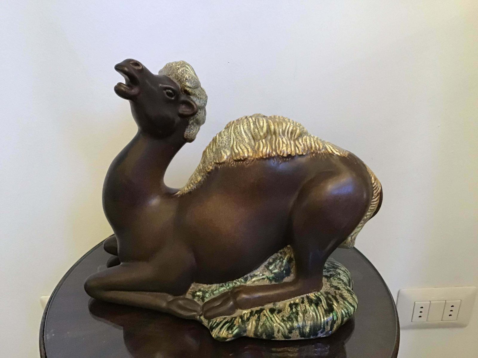 2079.0 Richard Ginori Giovanni Gariboldi San Cristoforo Dromedary Ceramic, 1936, Italy photo