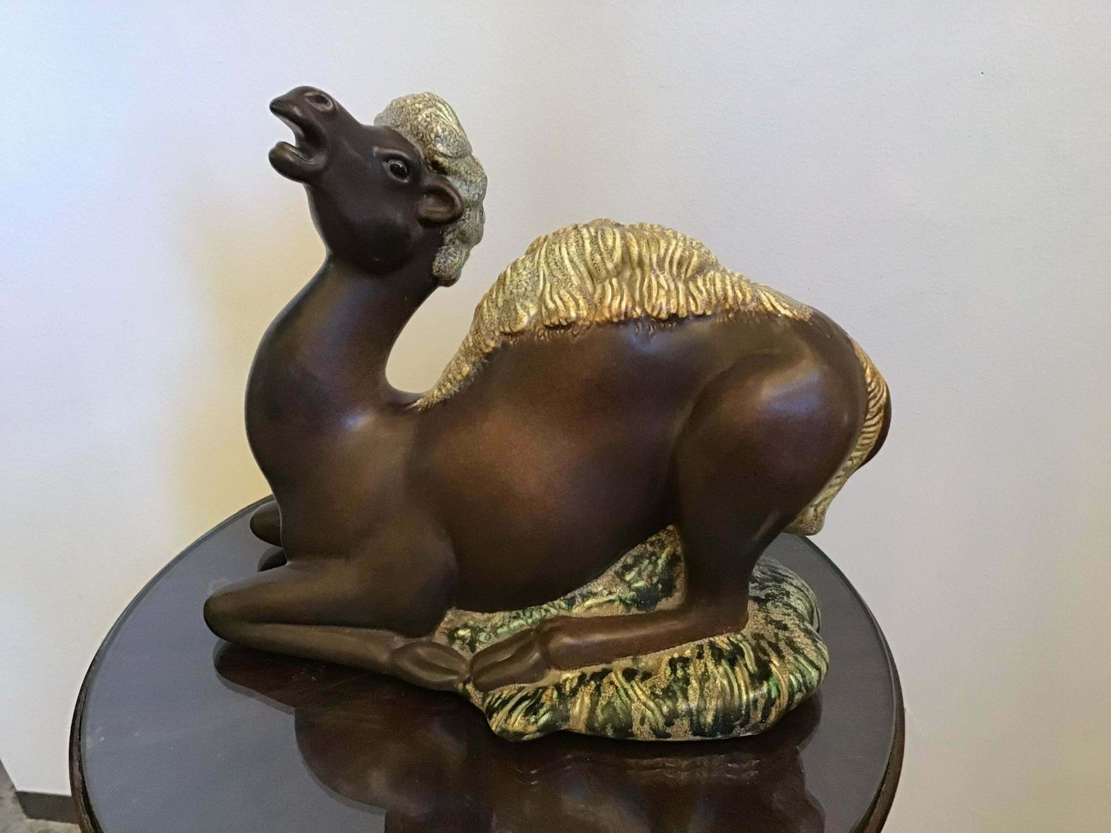 photo vinterior Richard Ginori Giovanni Gariboldi San Cristoforo Dromedary Ceramic, 1936, Italy