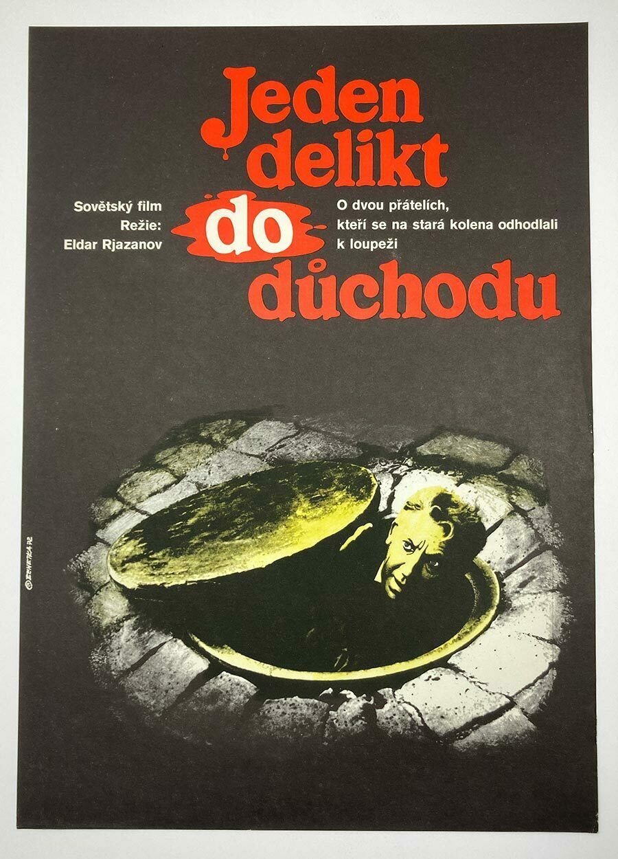 Movie Poster, The Old Robbers, Vladimír Benetka, 1972