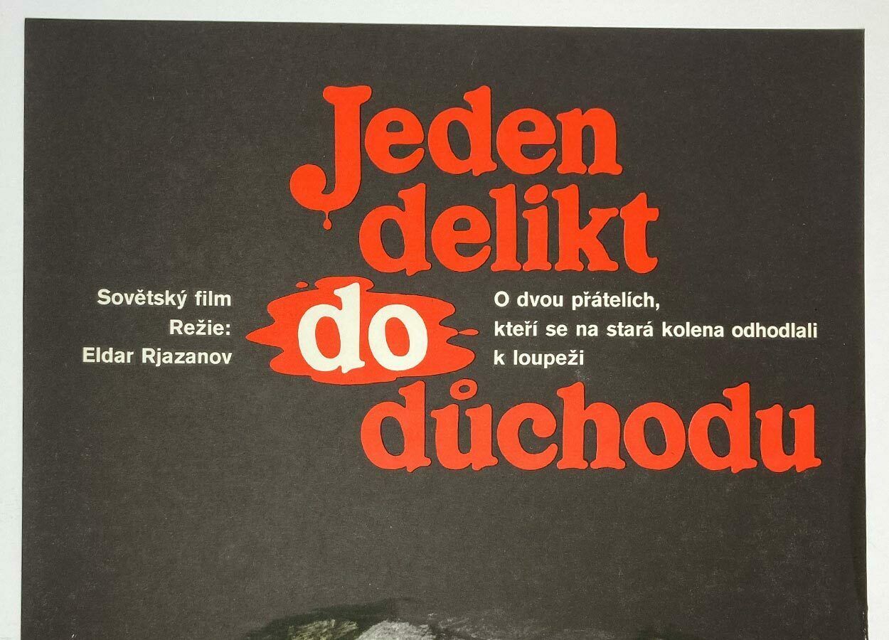 Movie Poster, The Old Robbers, Vladimír Benetka, 1972 photo furniture