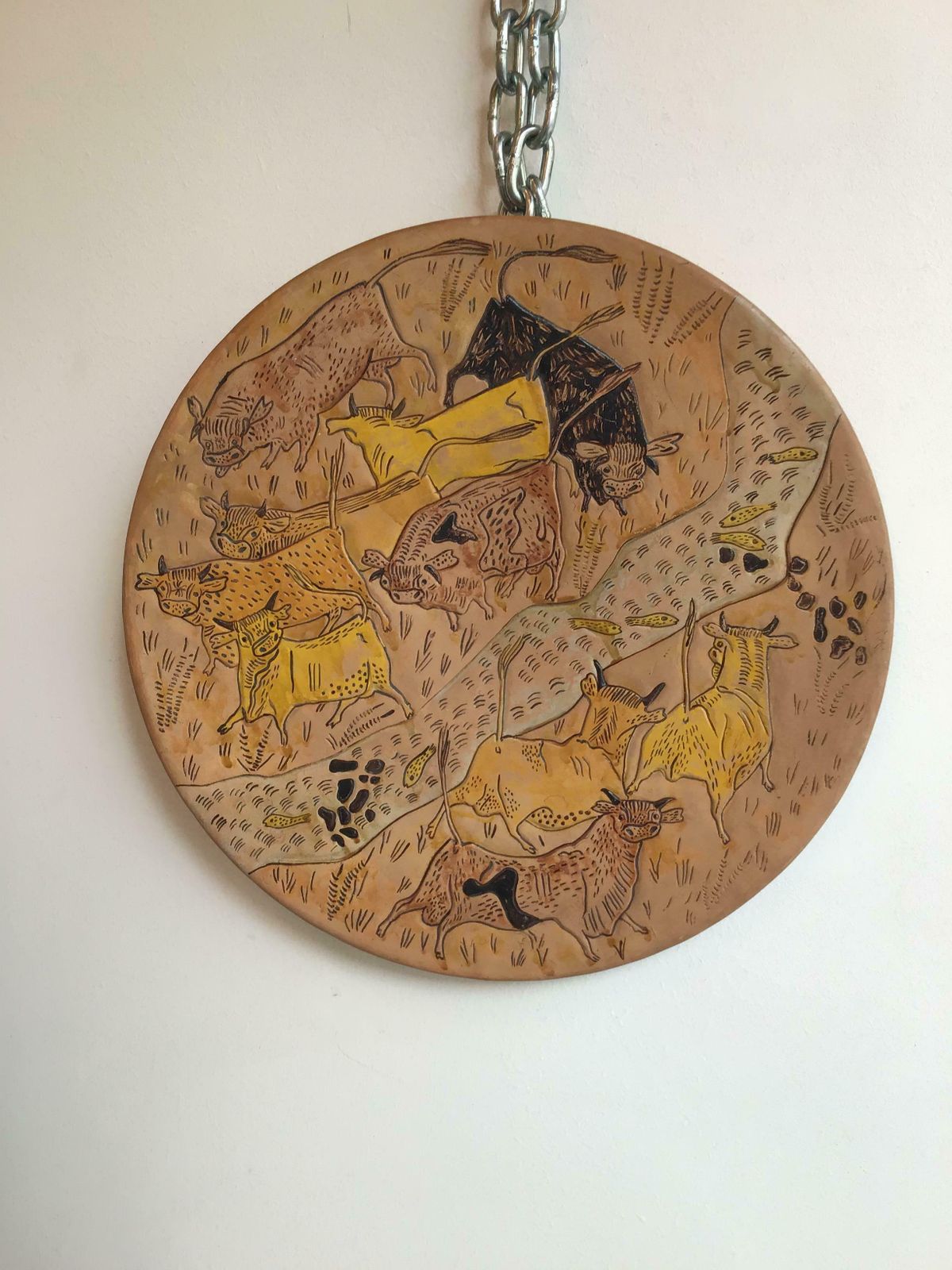 Simone Lai /Fancello Plate Wall Terracotta, 1930, Italy photo 2259.0