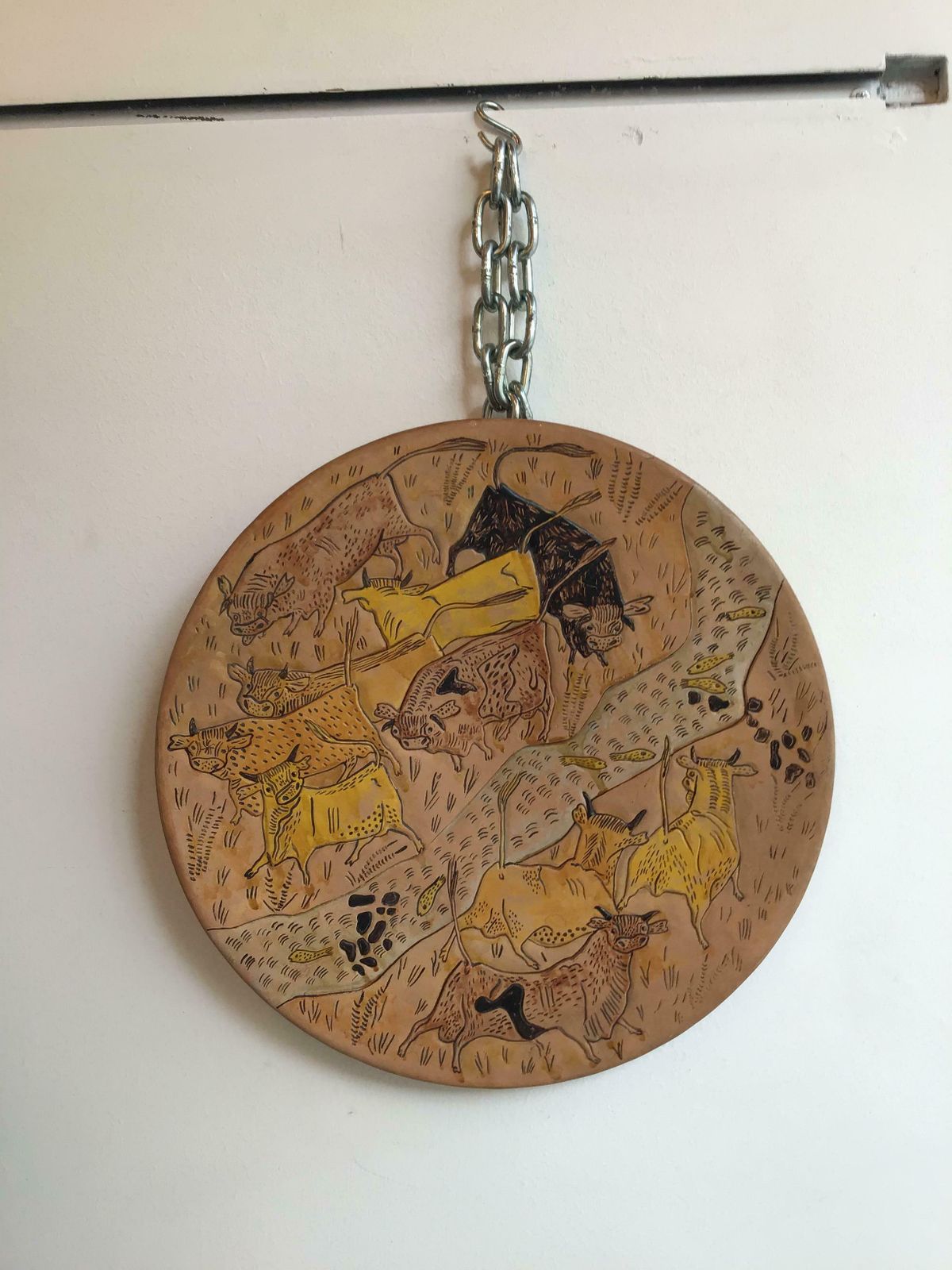 photo vinterior Simone Lai /Fancello Plate Wall Terracotta, 1930, Italy