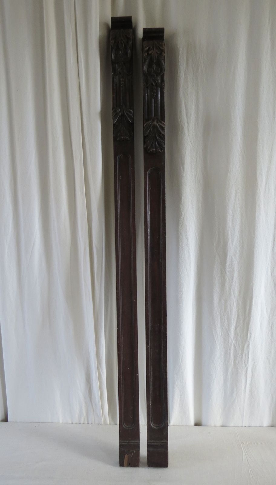 A Pair Of Architectural Columns 19th Century. photo buy