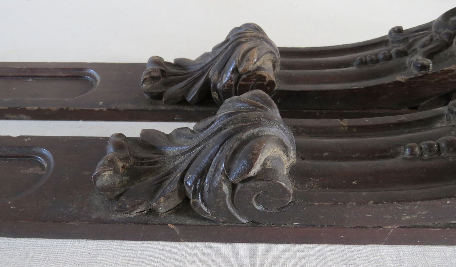 145.0 A Pair Of Architectural Columns 19th Century. photo