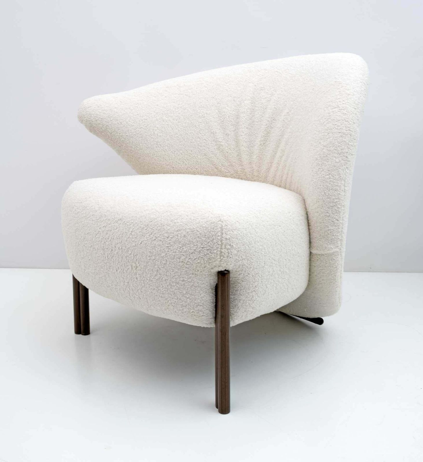 Post Modern Italian Design Bouclè Armchair, 1980s photo furniture