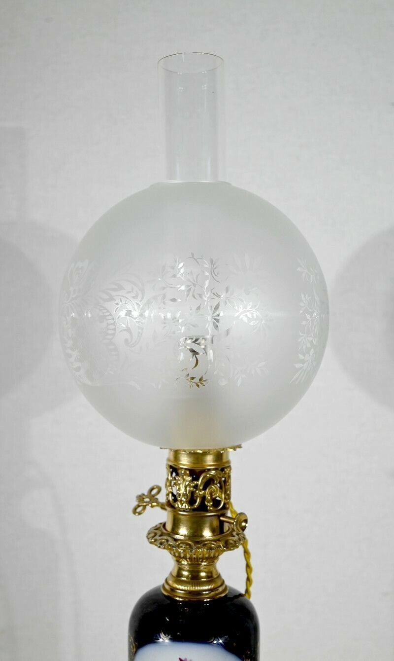 photo furniture Pair Of Neuburger Lemonon Lamps   Late 19th Century