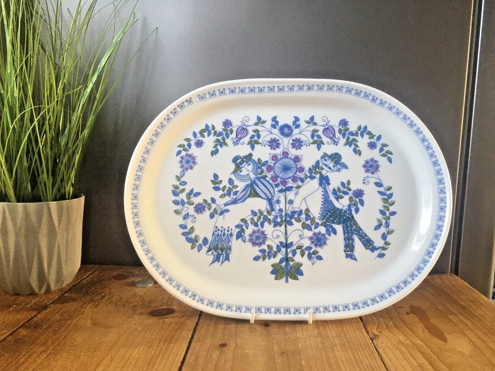 1 Mid Century 60's Scandinavian Figgjo Norway Lotte Gourmet Platter Turi Design photo furniture