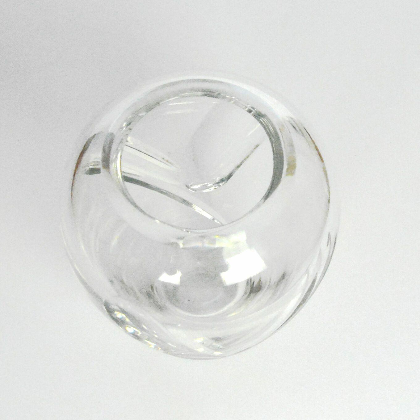 1980s Crystal Vase, Royal Doulton, Uk photo buy