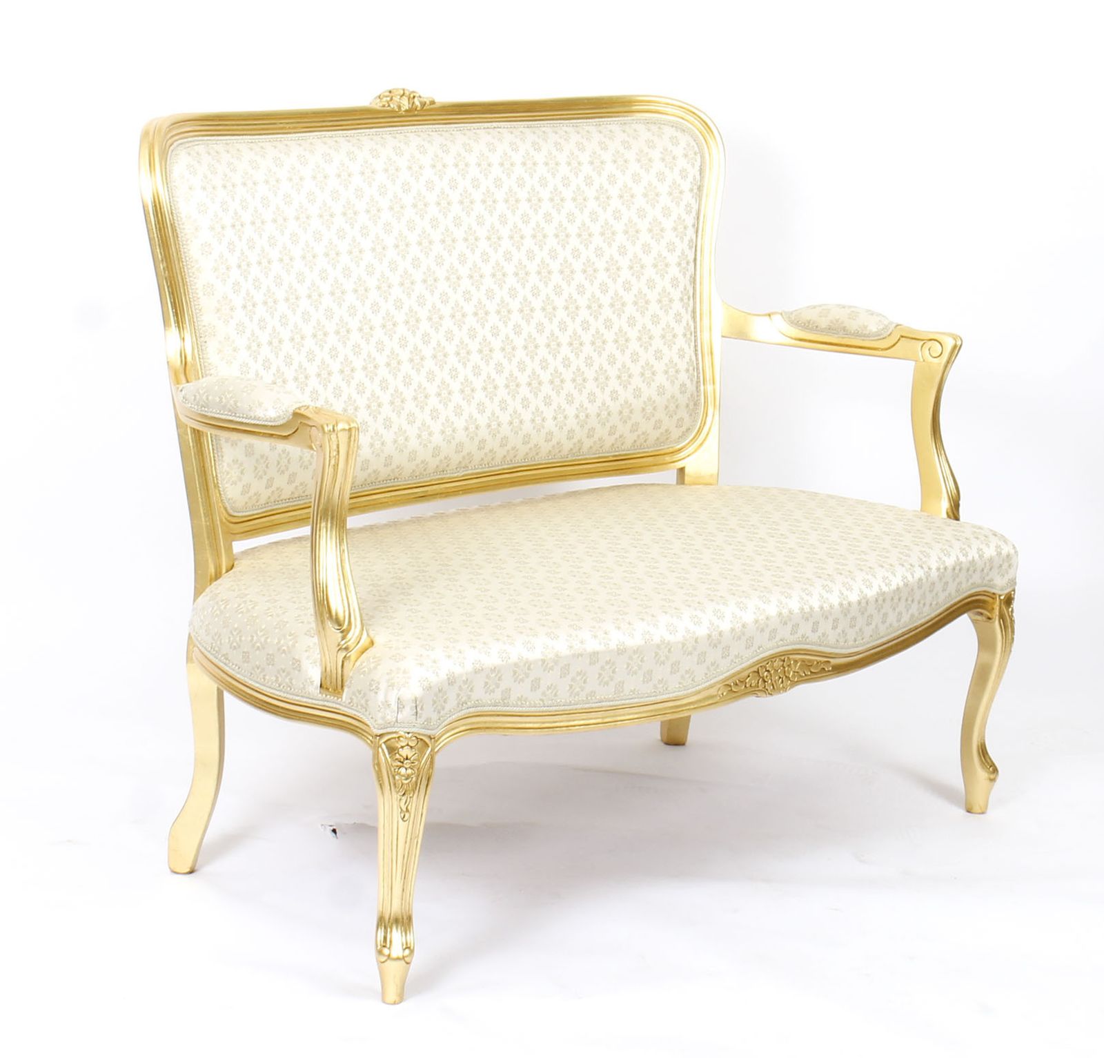 Furniture Superb Bespoke Louis Revival Giltwood Sofa Suite photo
