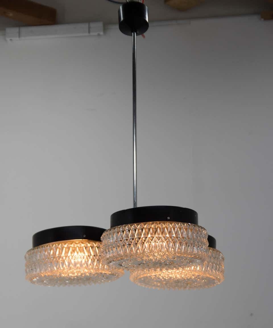 Chandelier By Napako, Czechoslovakia, 1960s photo for sale