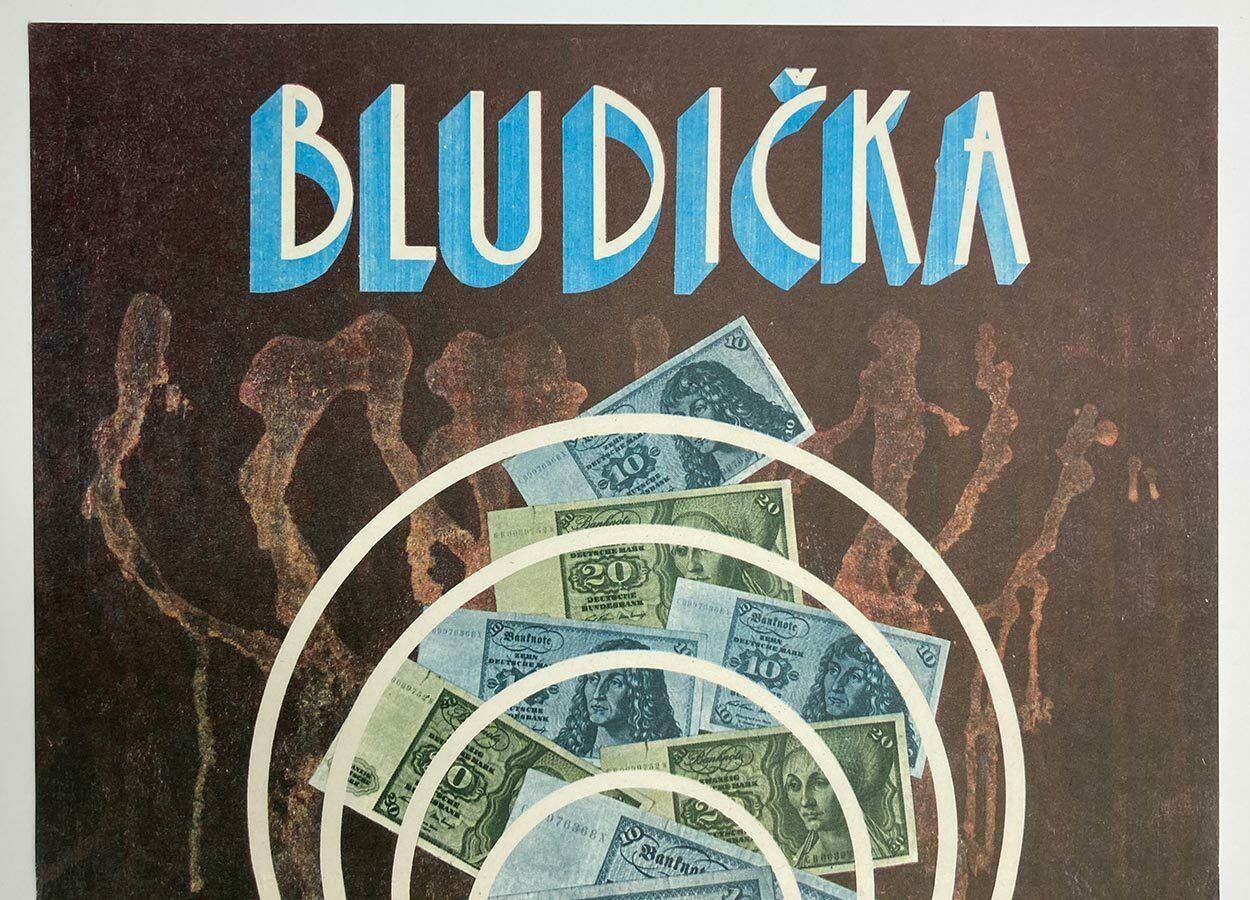 Original Film Poster, Will O’ The Wisp, Fedor Kiš, 1977, Genuine Czech Vintage Print photo Art