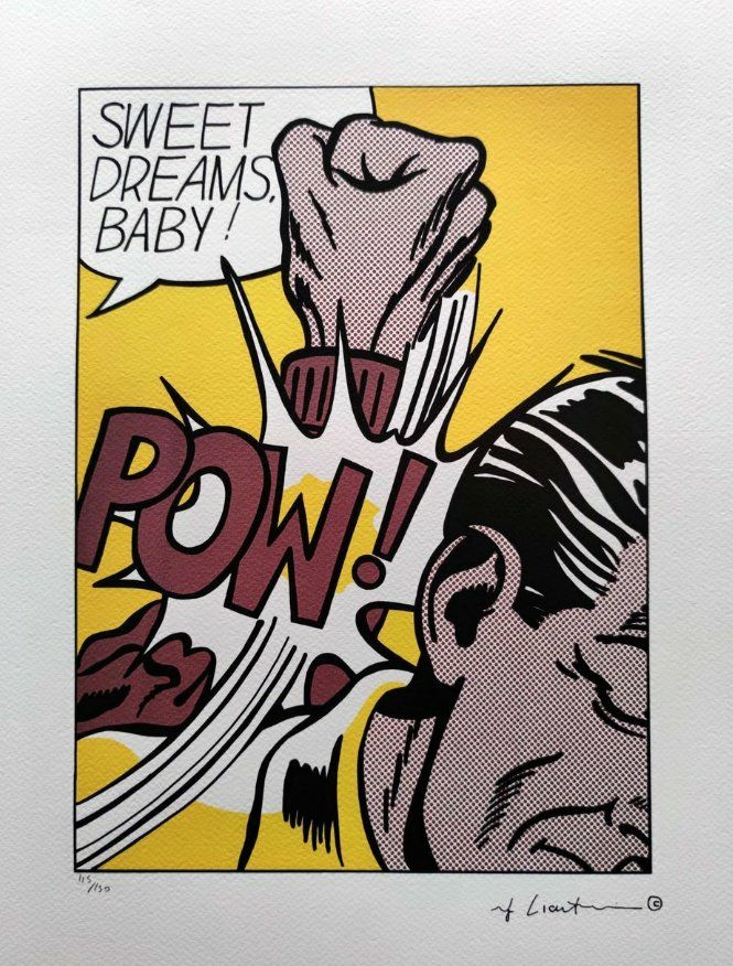 Roy Lichtenstein, Sweet Dreams Baby!, Offset Lithograph, 1990s
