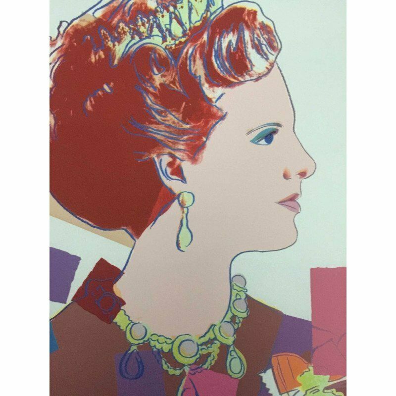 Andy Warhol, Queen Margrethe II Of Denmark, Screen Print, 1990s