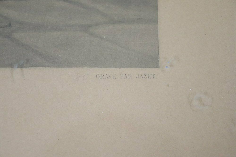Jean Pierre Marie Jazet, Large Engravings, 19th Century, Framed, Set Of 2 photo buy