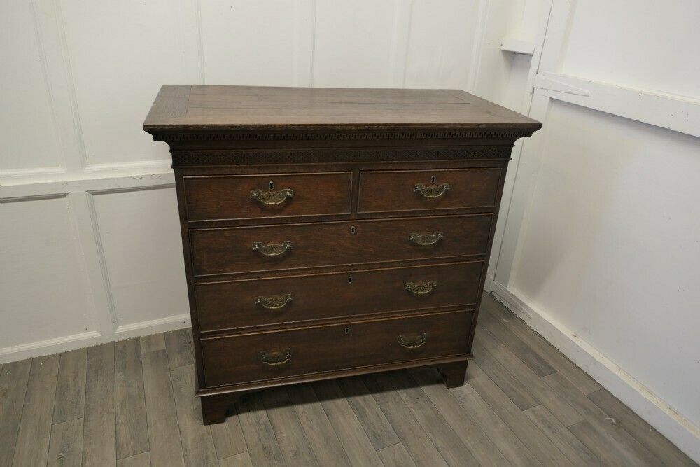 A Large Oak Chest Of Drawers photo for sale