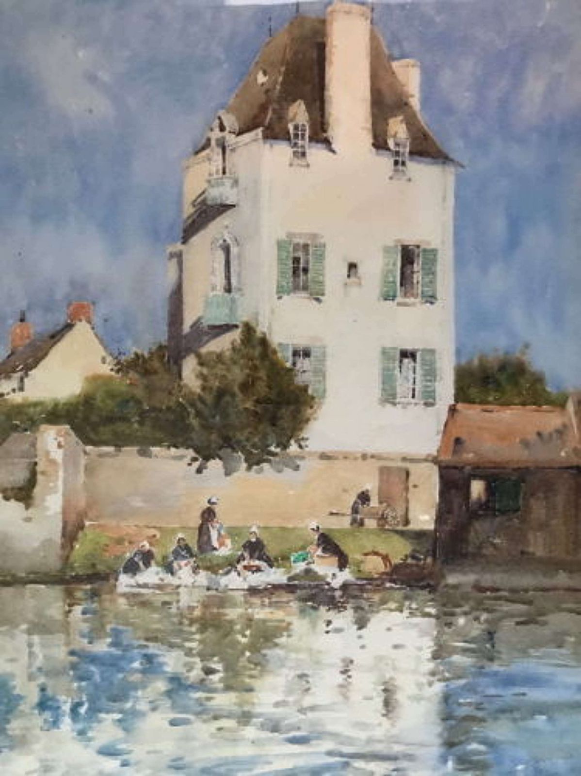 Charles Eyres Simmons, "Le Grand Chateau, Port Aven" photo for sale
