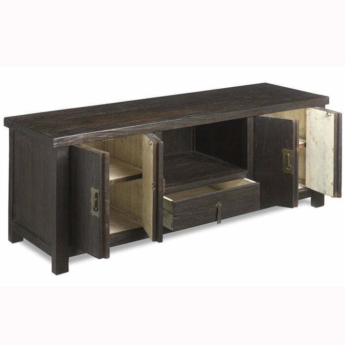 Country Media Console, Chocolate photo for sale